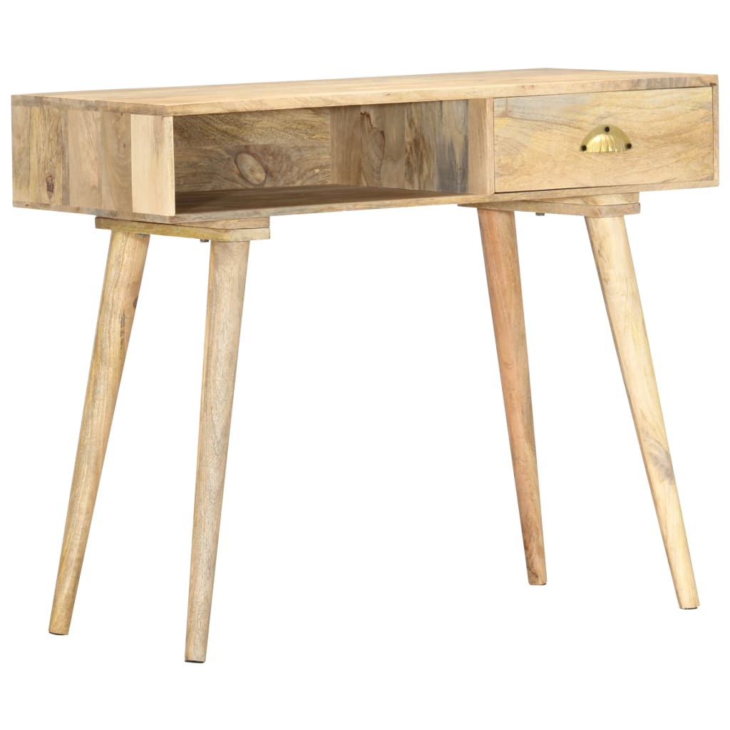 Tavolo Consolle 90x45x75 cm in Legno Massello di Mango - homemem39