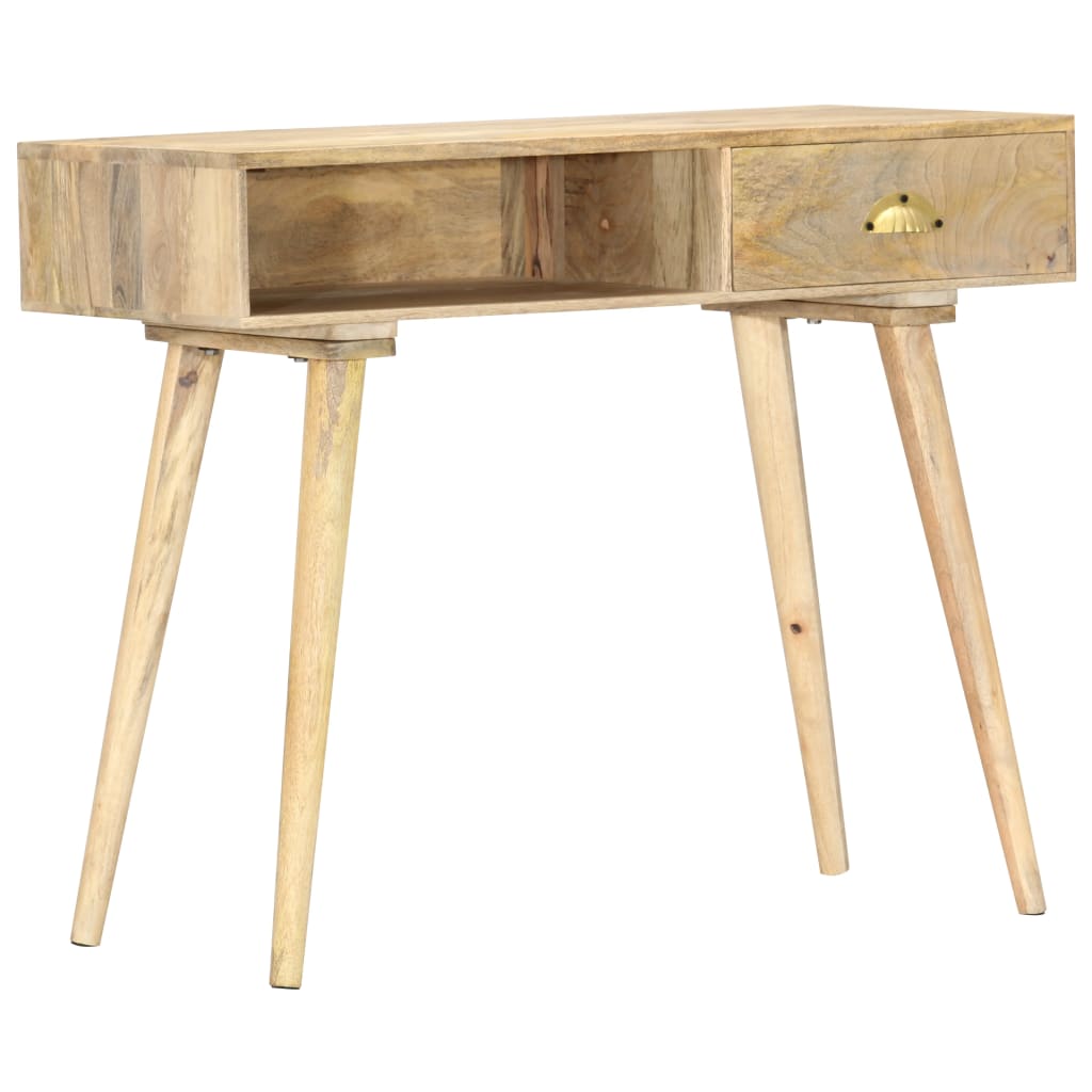 Tavolo Consolle 90x45x75 cm in Legno Massello di Mango - homemem39