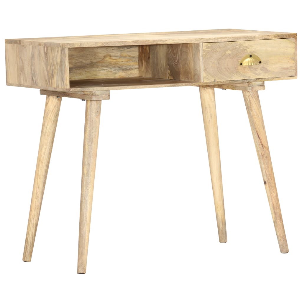 Tavolo Consolle 90x45x75 cm in Legno Massello di Mango - homemem39