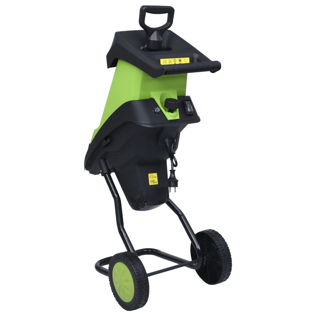 Trituratore da Giardino Elettrico con 2 Lame Extra 2400 W - homemem39