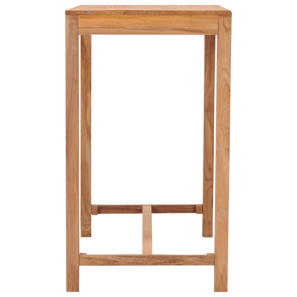 Tavolo da Bar per Esterni 110x60x105 cm Massello di Teak - homemem39