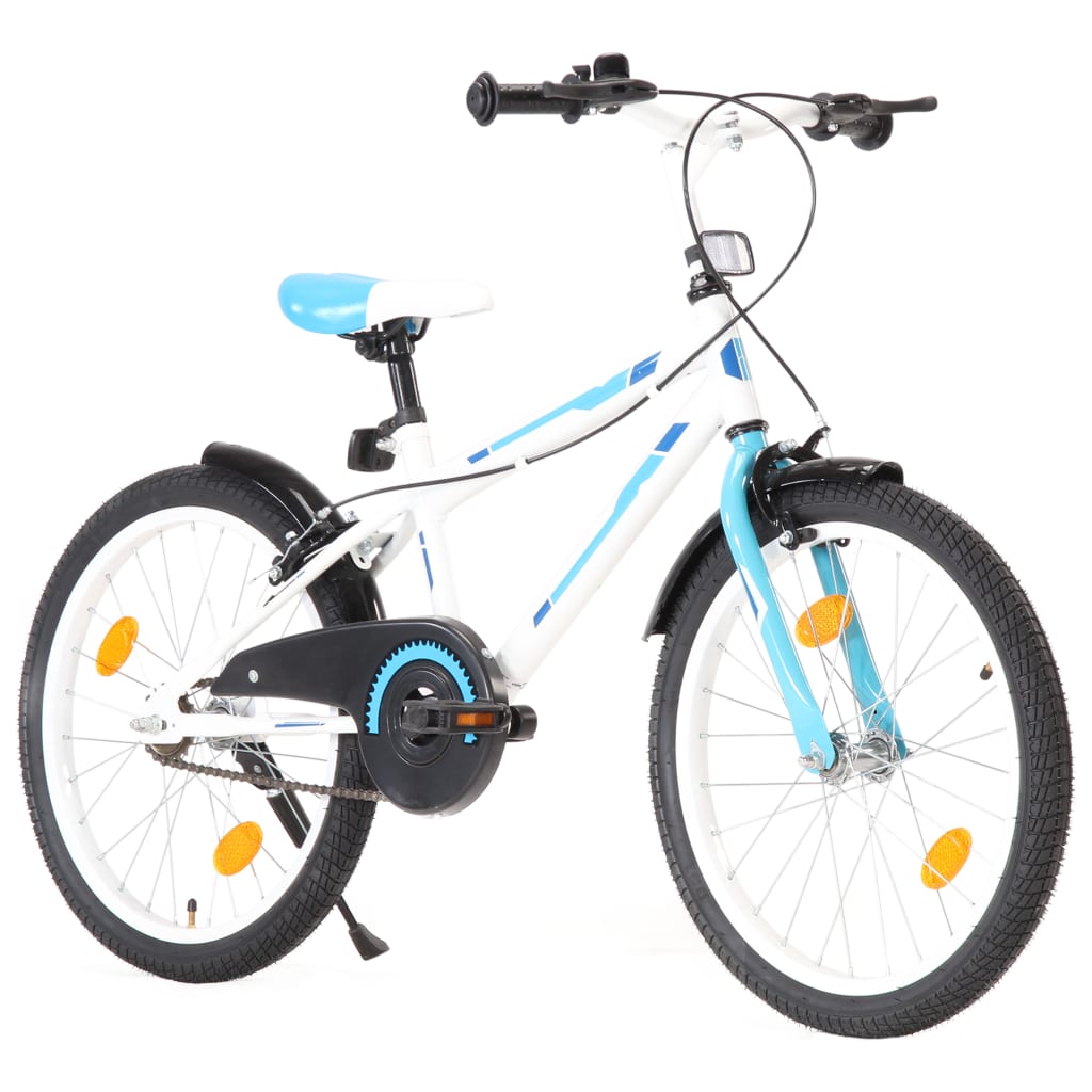 Bici per Bambini 20 Pollici Blu e Bianca - homemem39