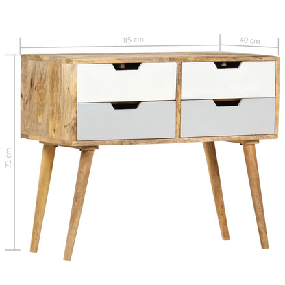 Credenza 85x40x71 cm in Legno Massello di Mango - homemem39