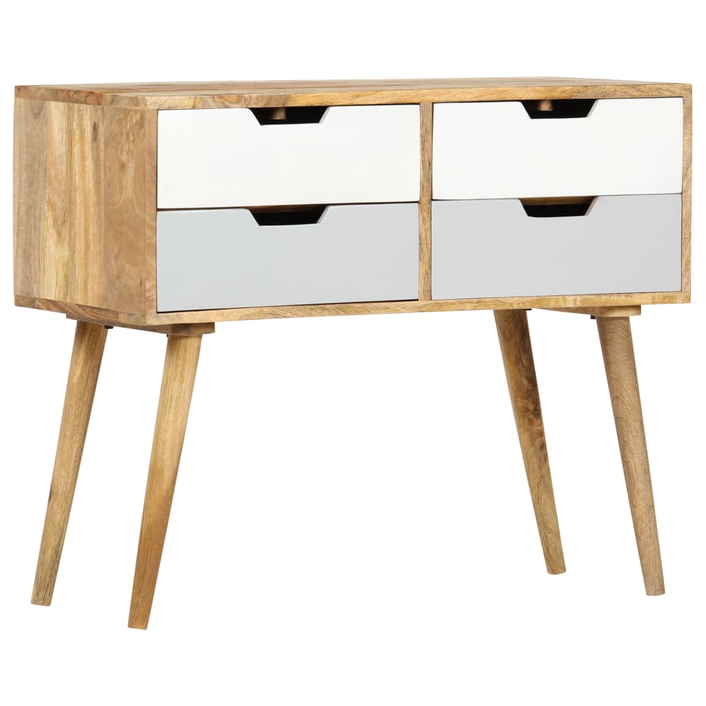 Credenza 85x40x71 cm in Legno Massello di Mango - homemem39