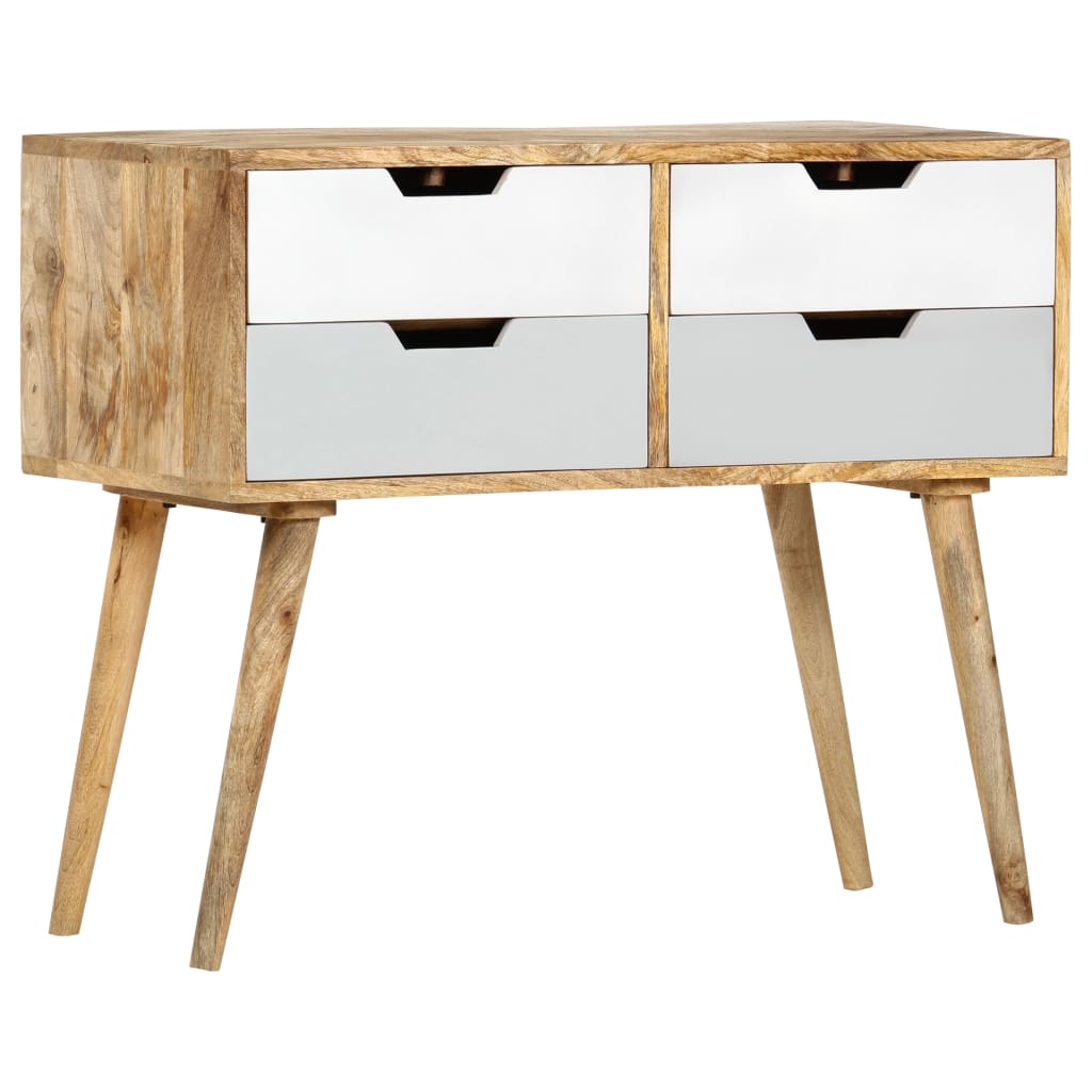 Credenza 85x40x71 cm in Legno Massello di Mango - homemem39