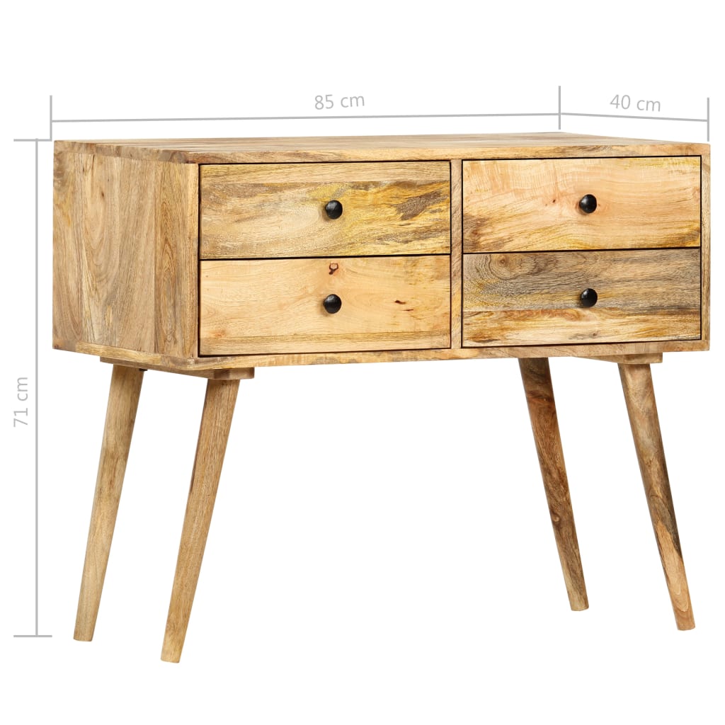 Credenza 85x40x71 cm in Legno Massello di Mango - homemem39