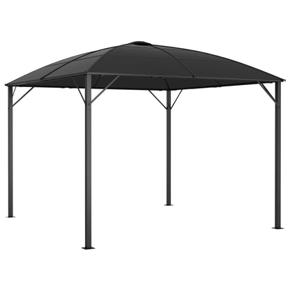 Gazebo con Tende 300x300x265 cm Antracite - homemem39