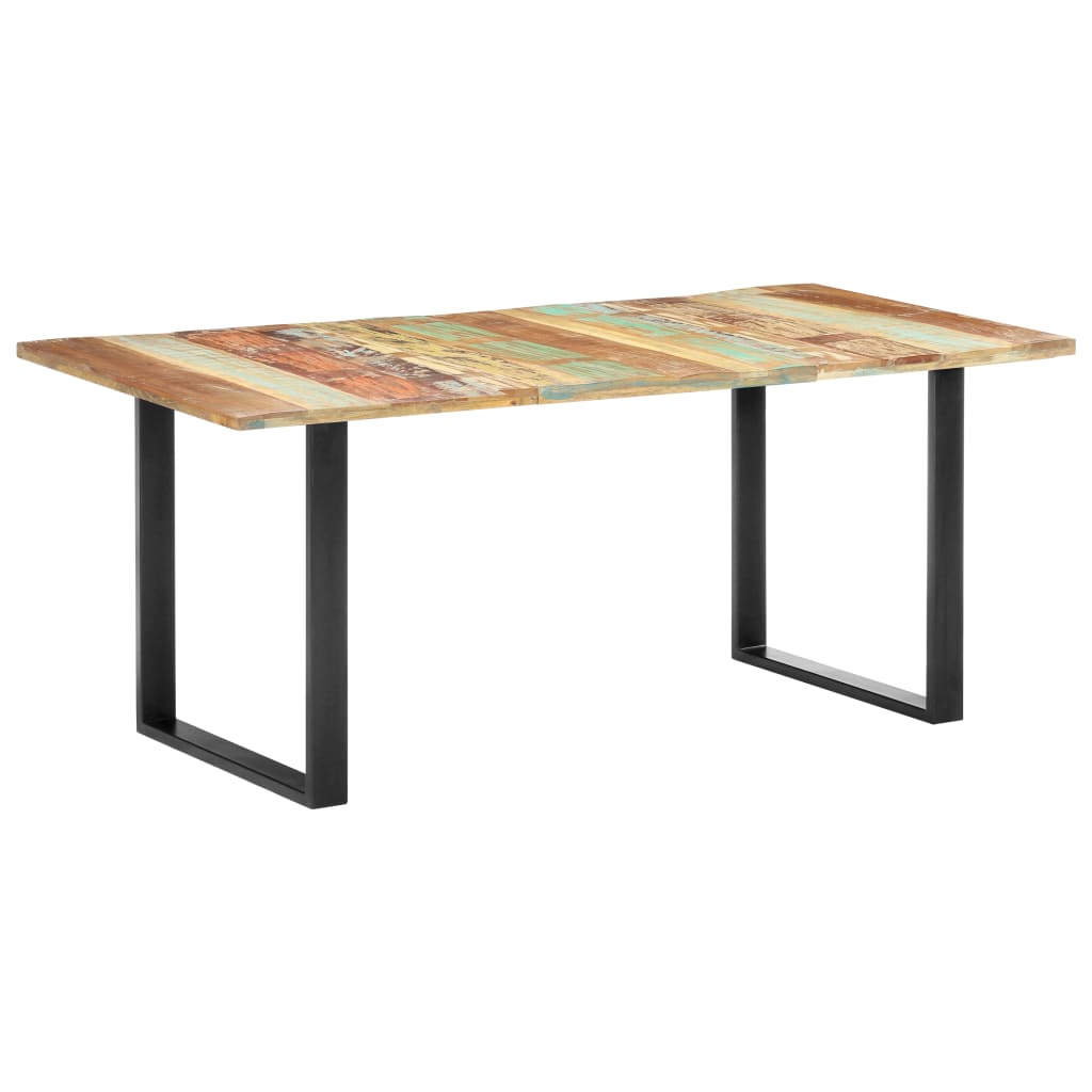 Tavolo da Pranzo 180x90x76 cm in Legno Massello di Recupero - homemem39