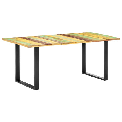 Tavolo da Pranzo 180x90x76 cm in Legno Massello di Recupero - homemem39