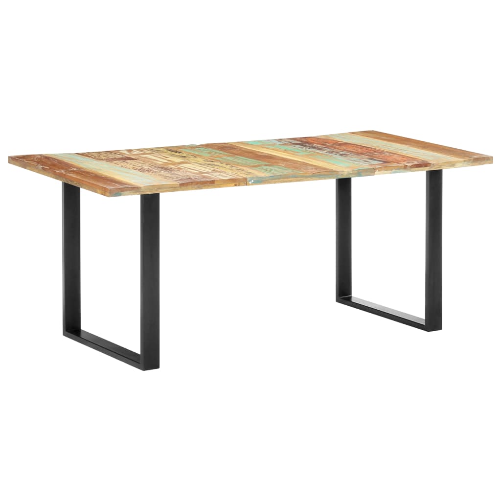 Tavolo da Pranzo 180x90x76 cm in Legno Massello di Recupero - homemem39