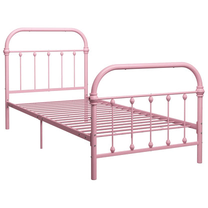 Giroletto Rosa in Metallo 90x200 cm - homemem39