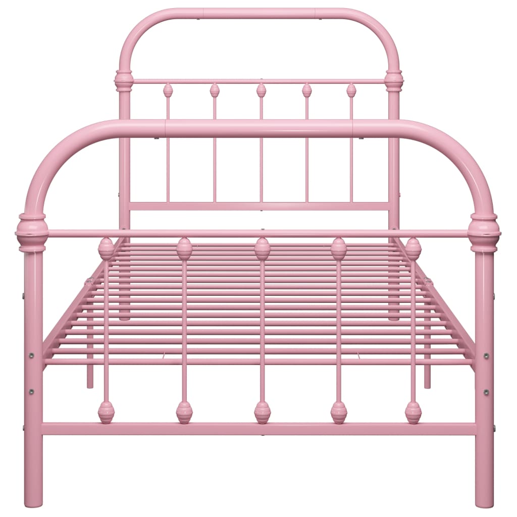 Giroletto Rosa in Metallo 90x200 cm - homemem39