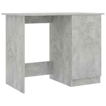 Scrivania Grigio Cemento 100x50x76 cm in Truciolato - homemem39