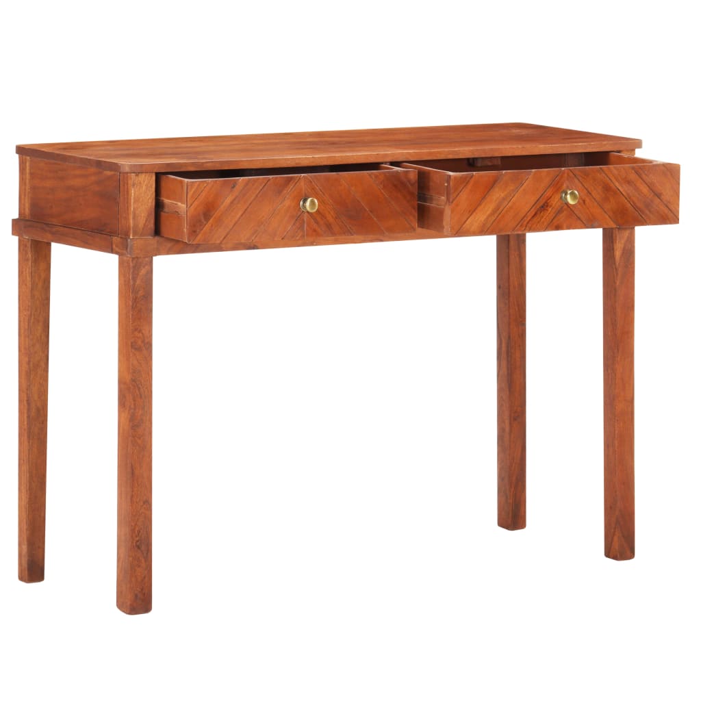 Tavolo Consolle 110x40x76 cm in Legno Massello di Acacia - homemem39