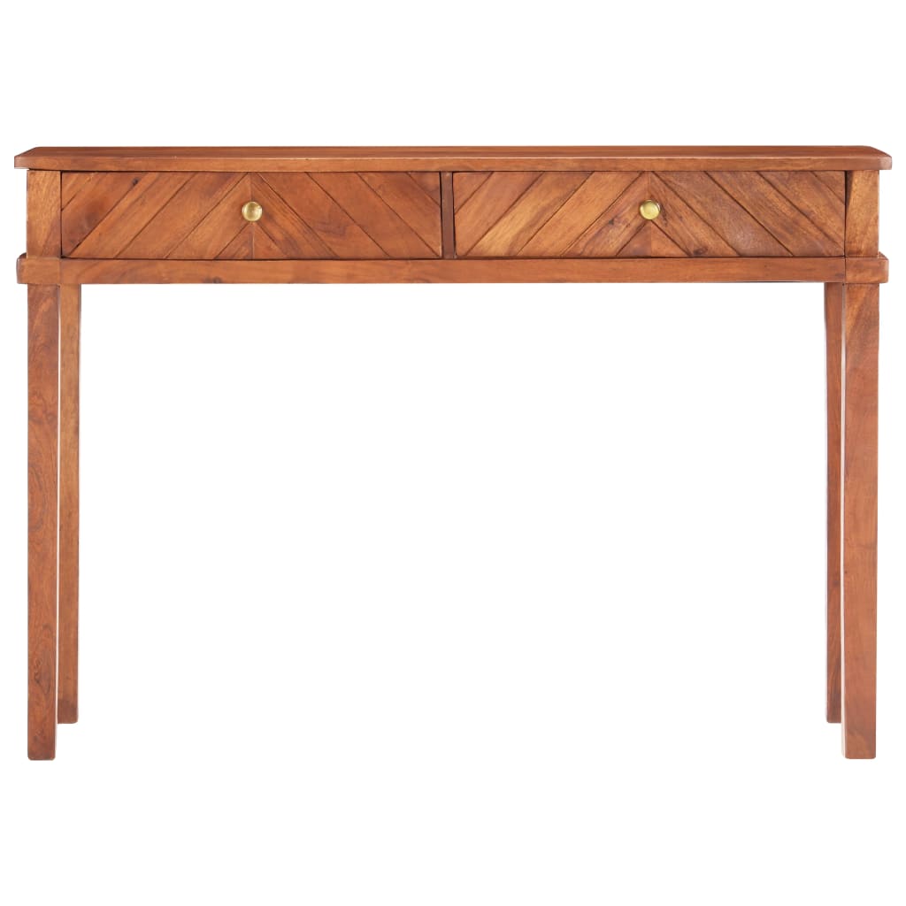 Tavolo Consolle 110x40x76 cm in Legno Massello di Acacia - homemem39