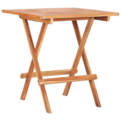 Set da Bistrot 3 pz Pieghevole in Legno Massello di Teak - homemem39