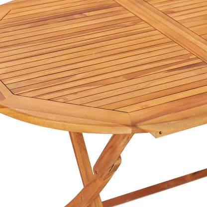 Tavolo da Giardino Pieghevole 160x80x75 cm in Massello di Teak - homemem39