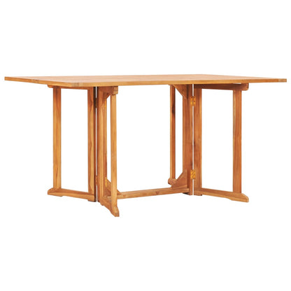 Tavolo Pieghevole a Farfalla 150x90x75 cm in Massello di Teak - homemem39