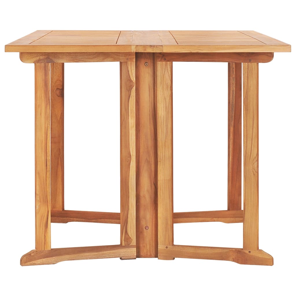 Tavolo Pieghevole a Farfalla 150x90x75 cm in Massello di Teak - homemem39