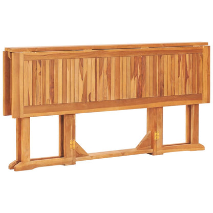 Tavolo Pieghevole a Farfalla 150x90x75 cm in Massello di Teak - homemem39