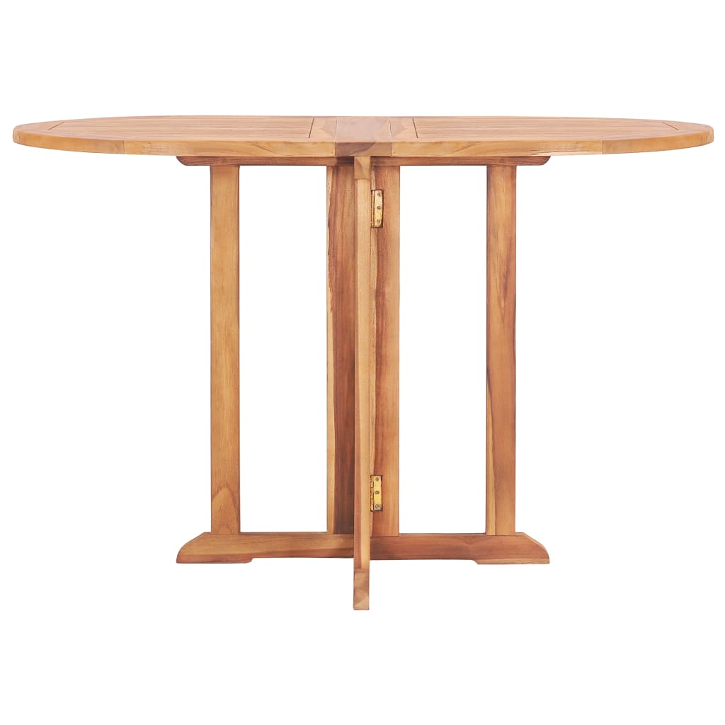 Tavolo Pieghevole Farfalla 120x70x75 cm in Massello di Teak - homemem39