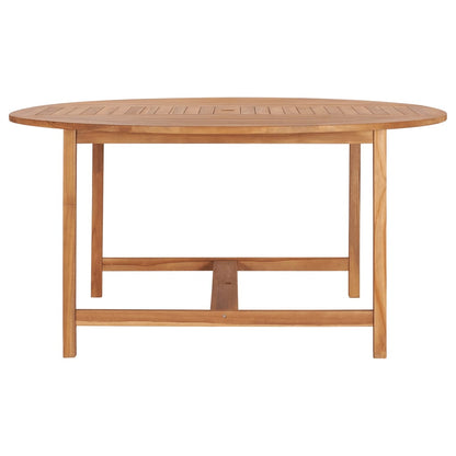 Tavolo da Giardino 150x76 cm in Massello di Teak - homemem39