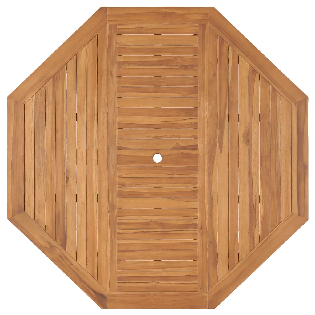 Tavolo da Giardino 150x150x75 cm in Legno Massello di Teak - homemem39