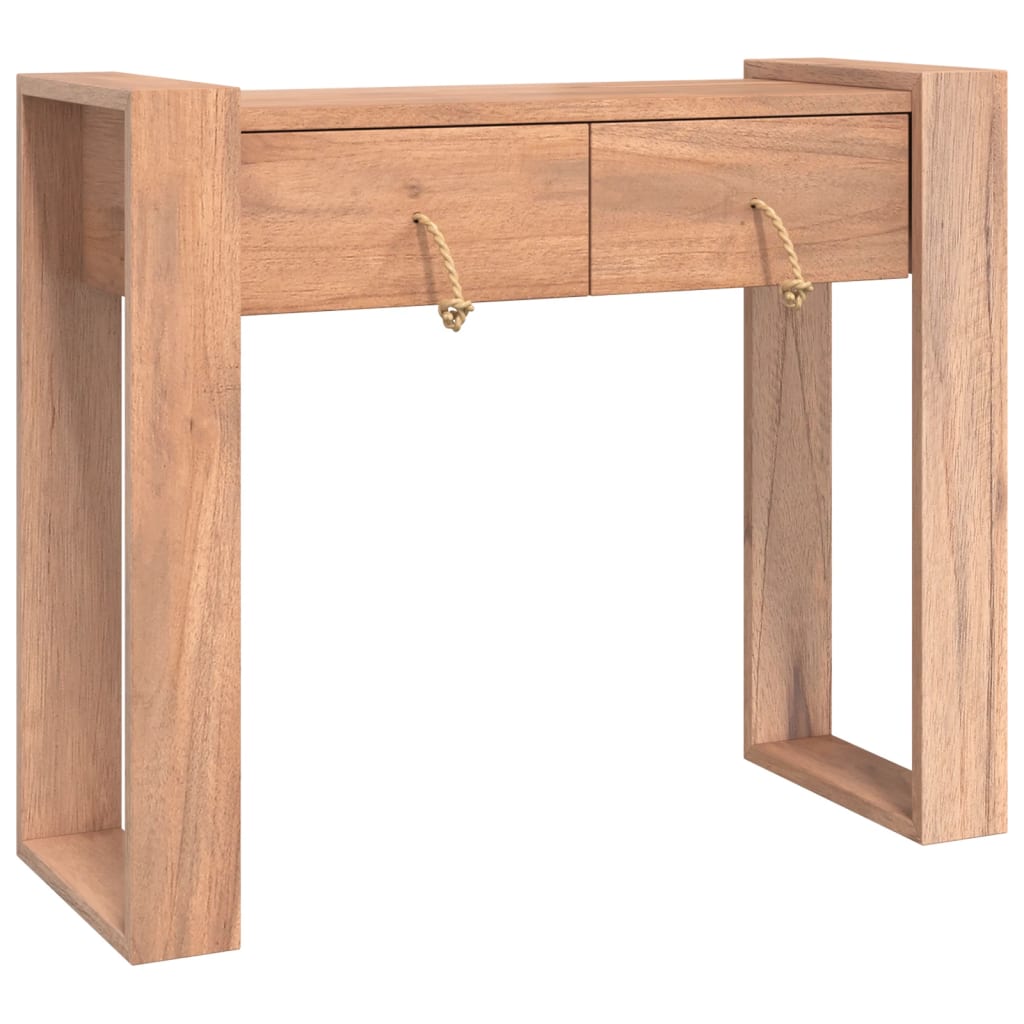 Tavolo Consolle 90x35x75 cm in Legno Massello di Teak - homemem39