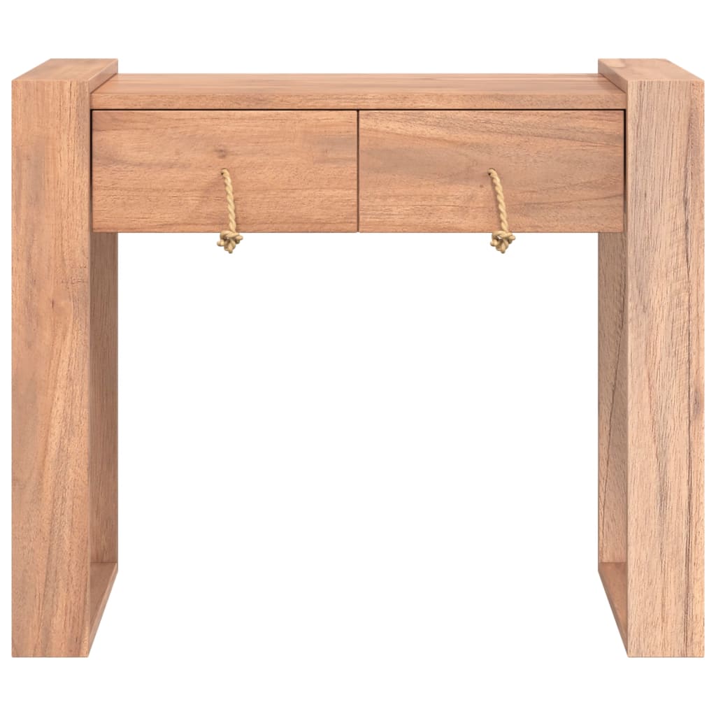 Tavolo Consolle 90x35x75 cm in Legno Massello di Teak - homemem39