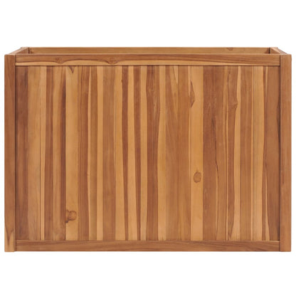 Letto Rialzato 100x50x70 cm in Legno Massello di Teak - homemem39