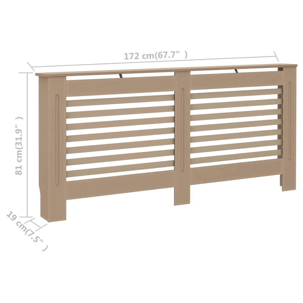 Copertura per Radiatore 172x19x81 cm in MDF - homemem39