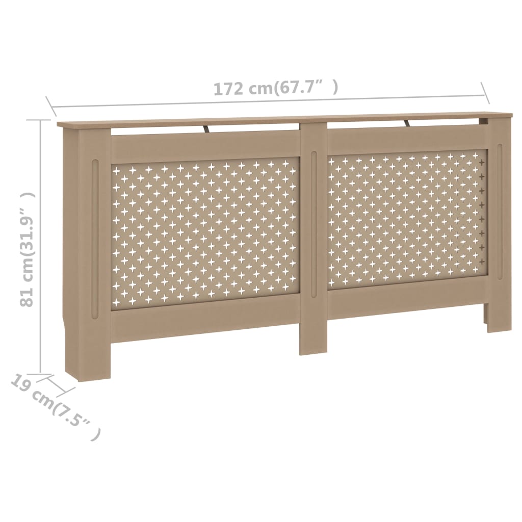 Copertura per Radiatore 172x19x81,5 cm in MDF - homemem39