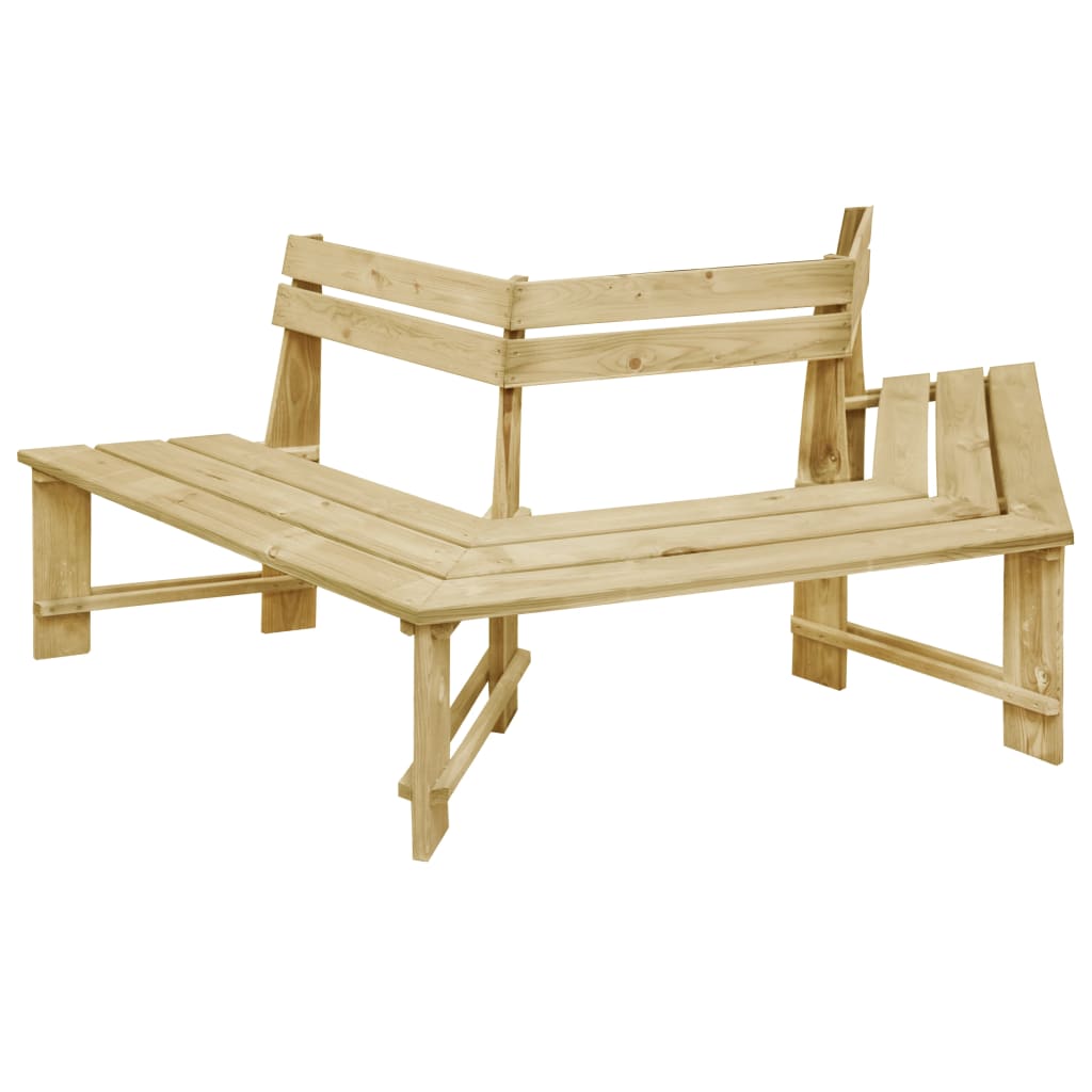 Panchina da Giardino 240 cm in Legno di Pino Impregnato - homemem39