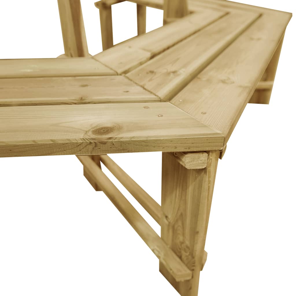 Panchina da Giardino 240 cm in Legno di Pino Impregnato - homemem39