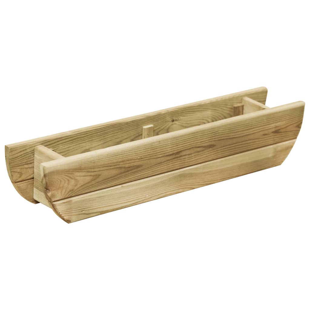 Letto Rialzato Giardino 80x16x16 cm Legno di Pino Impregnato - homemem39