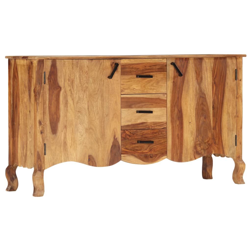 Credenza 145x40x80 cm in Legno Massello di Sheesham - homemem39