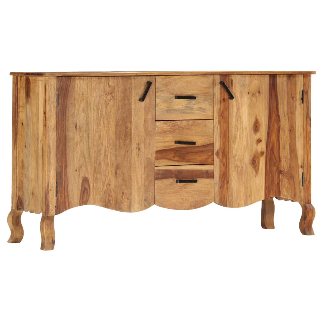 Credenza 145x40x80 cm in Legno Massello di Sheesham - homemem39