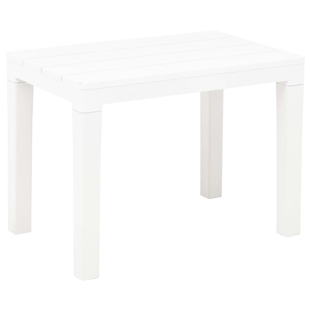 Panchine da Giardino 2 pz Bianco in Plastica - homemem39