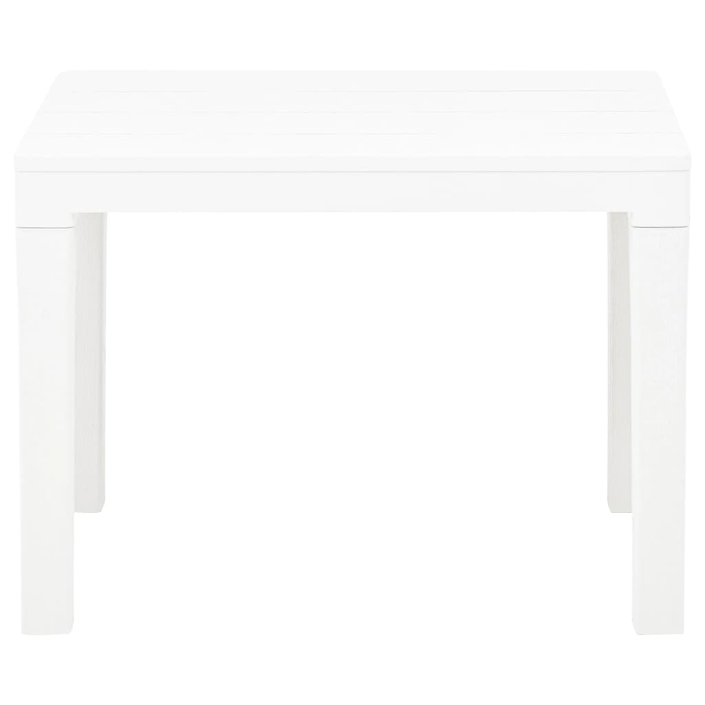 Panchine da Giardino 2 pz Bianco in Plastica - homemem39