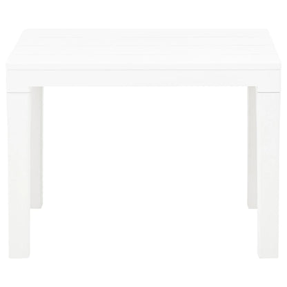 Panchine da Giardino 2 pz Bianco in Plastica - homemem39