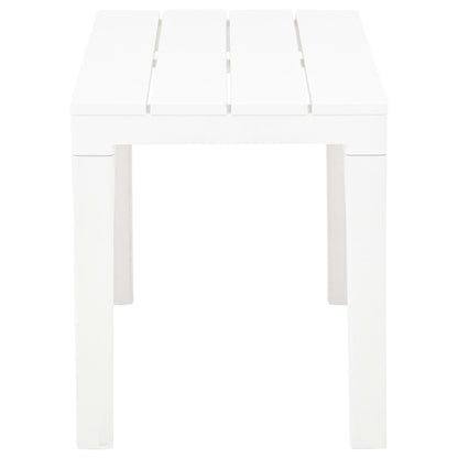 Panchine da Giardino 2 pz Bianco in Plastica - homemem39