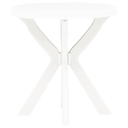 Tavolo da Bistrot Bianco Ø70 cm in Plastica - homemem39