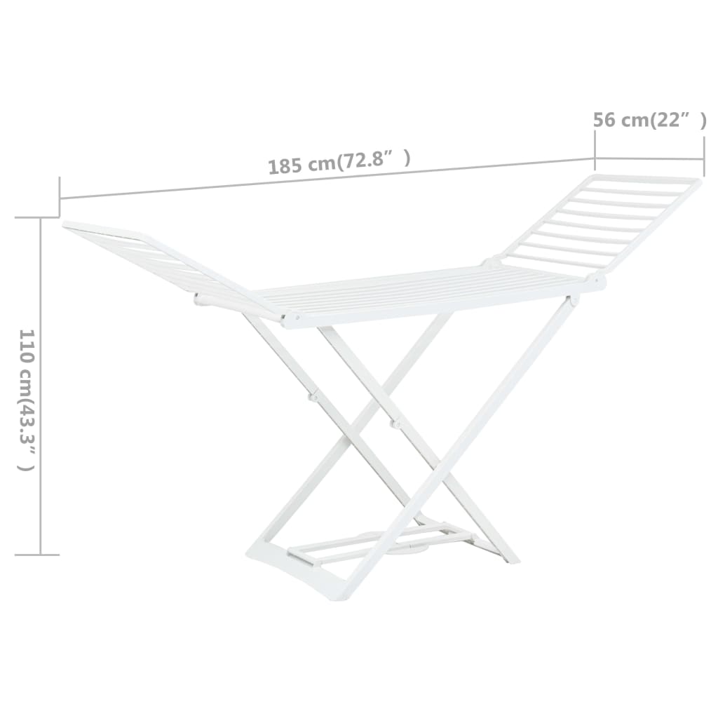 Stendibiancheria Bianco in Plastica - homemem39