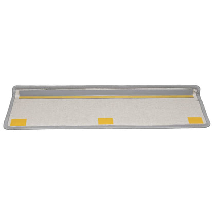 Tappetini per Scale 15 pz 65x21x4 cm Grigio - homemem39