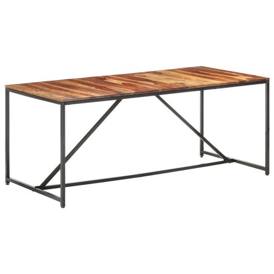 Tavolo da Pranzo 180x90x76 cm in Legno Massello di Sheesham - homemem39