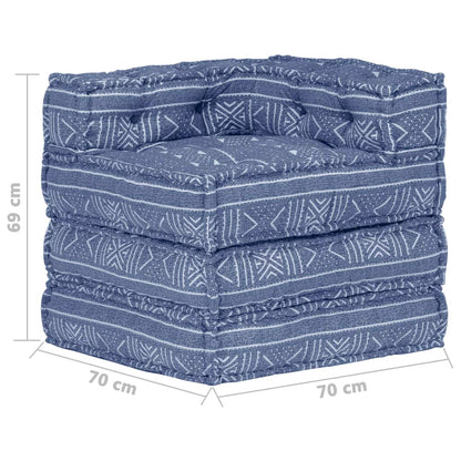 Pouf Modulare Indaco in Tessuto - homemem39