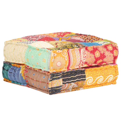 Pouf 60x70x36 cm in Tessuto Patchwork - homemem39