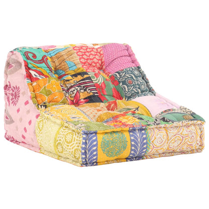 Pouf Modulare in Tessuto Patchwork - homemem39