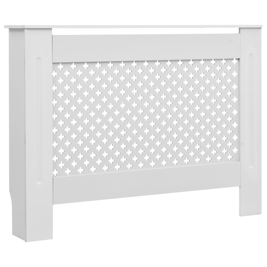 Coperture per Radiatori 2 pz Bianche 112x19x81,5 cm in MDF - homemem39