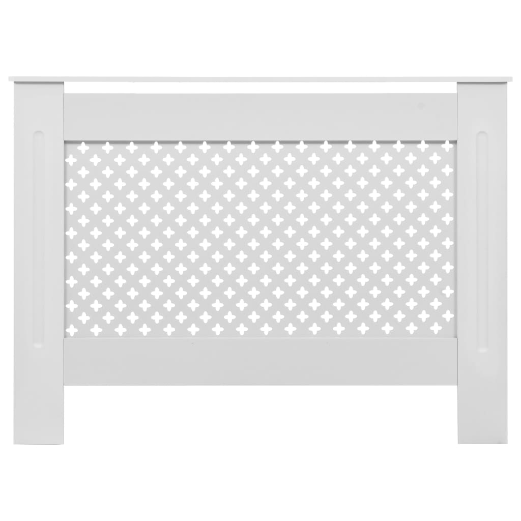 Coperture per Radiatori 2 pz Bianche 112x19x81,5 cm in MDF - homemem39